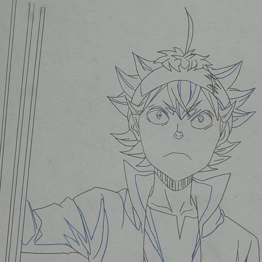 Asta Original Artwork aus Black Clover 🔥 | Handgezeichnete Szene aus dem Anime aus Japan 🇯🇵