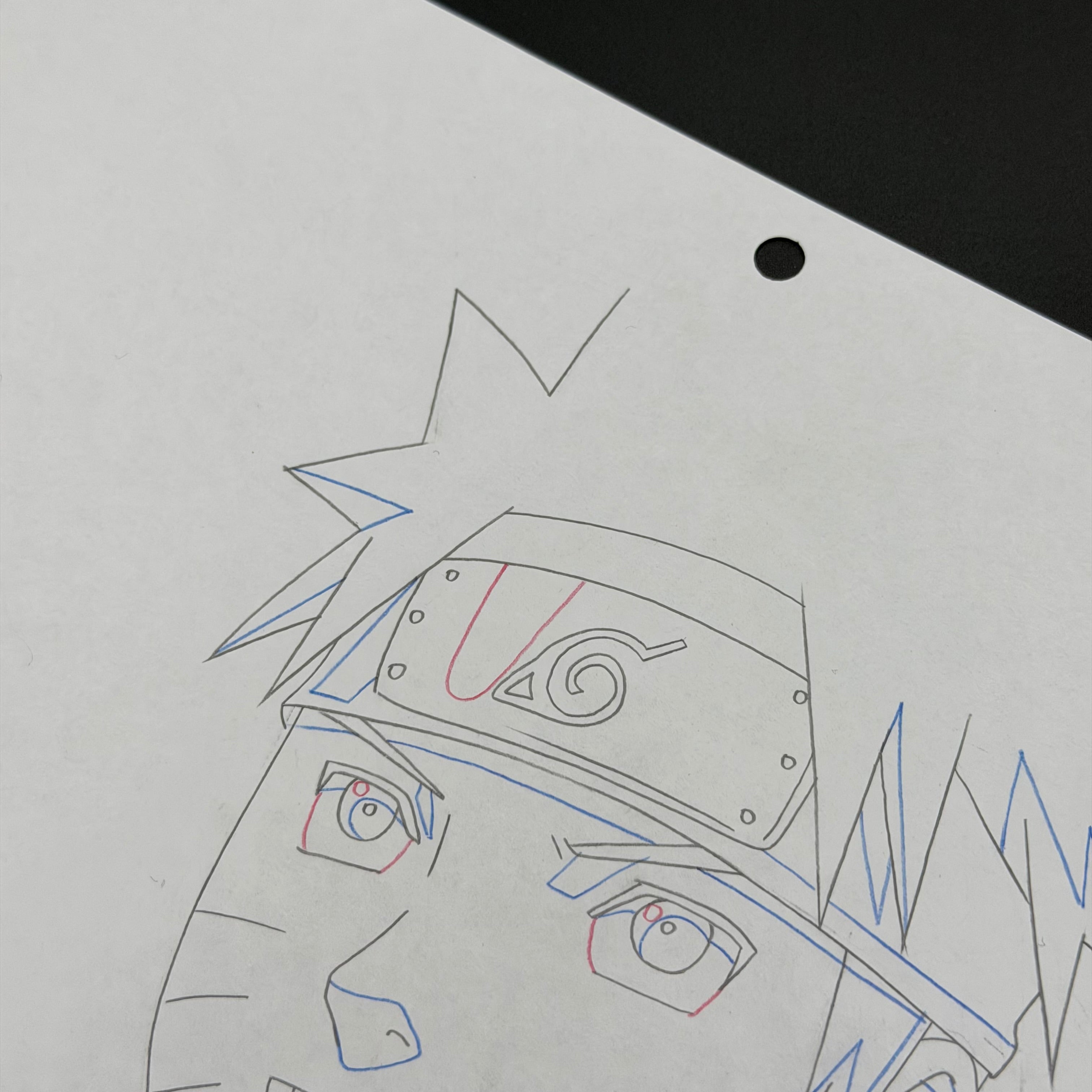 Original Anime Szene Handgezeichnet aus Japan🇯🇵 | Naruto Uzumaki🌀 | Einzelstück⚠️