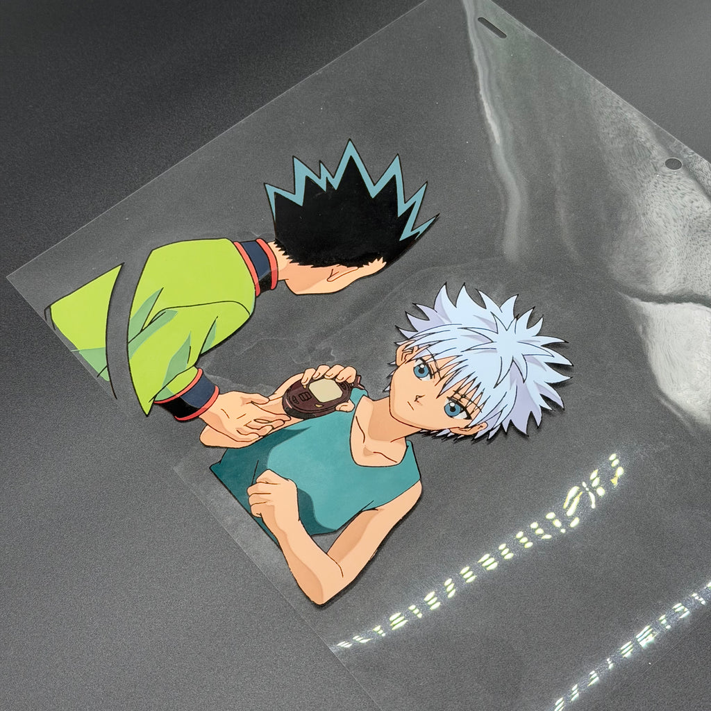 Original gezeichnete Anime Szene aus Hunter x Hunter | Gon & Killua in Farbe | Einzelstück⚠️