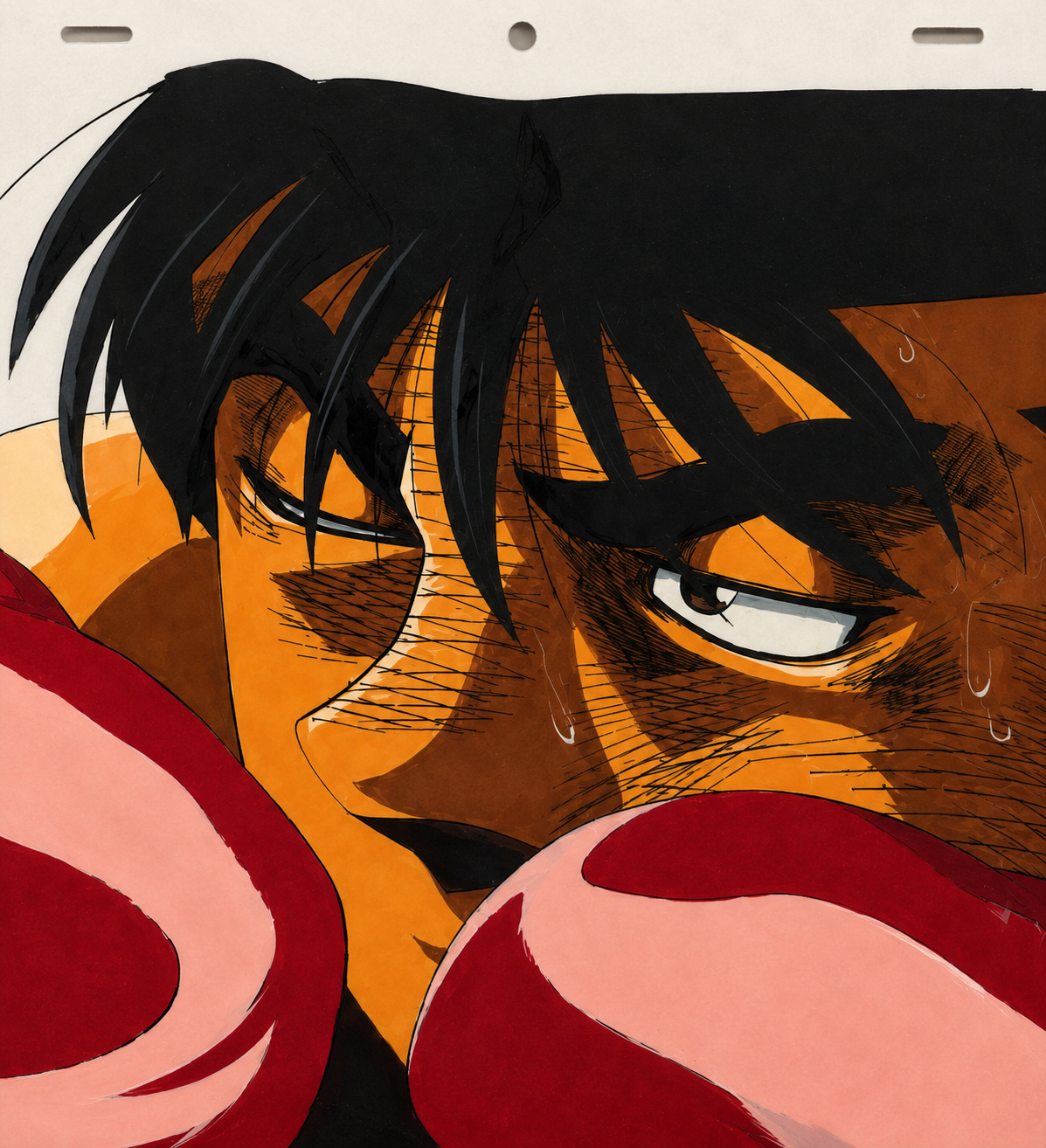Original Anime Szene aus Hajime no Ippo 🎬| Ippo im Kampf 🥊 | Aus Japan 🇯🇵 | Ultra Selten ❤️‍🔥