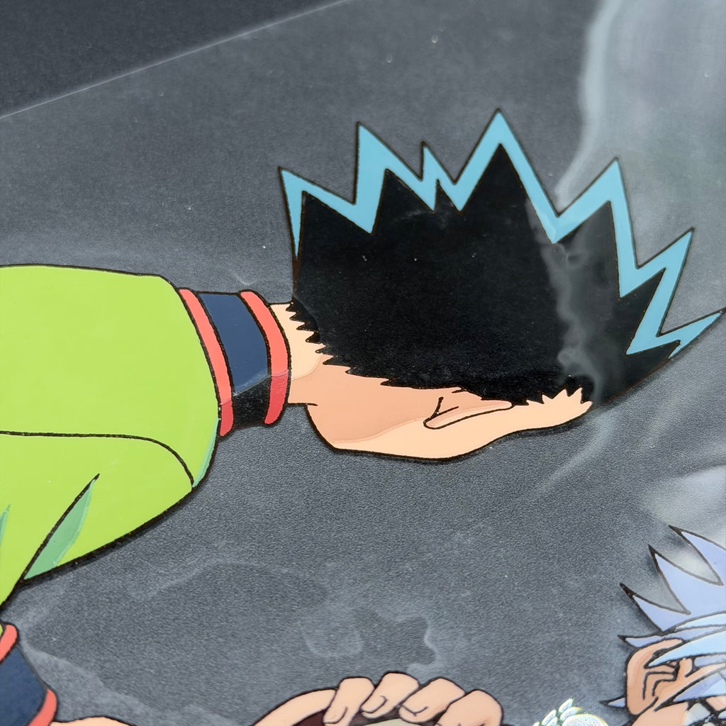 Original gezeichnete Anime Szene aus Hunter x Hunter | Gon & Killua in Farbe | Einzelstück⚠️