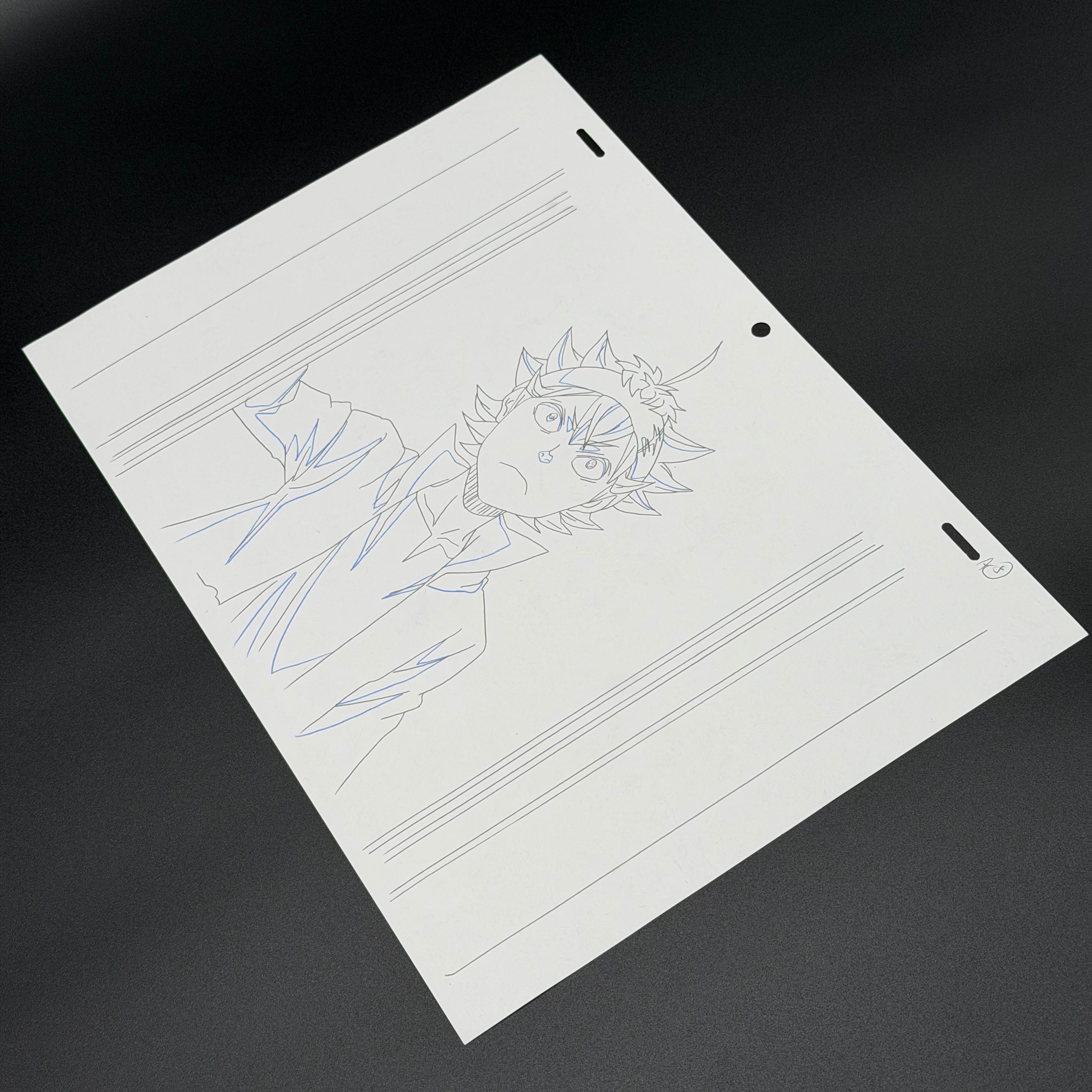 Asta Original Artwork aus Black Clover 🔥 | Handgezeichnete Szene aus dem Anime aus Japan 🇯🇵