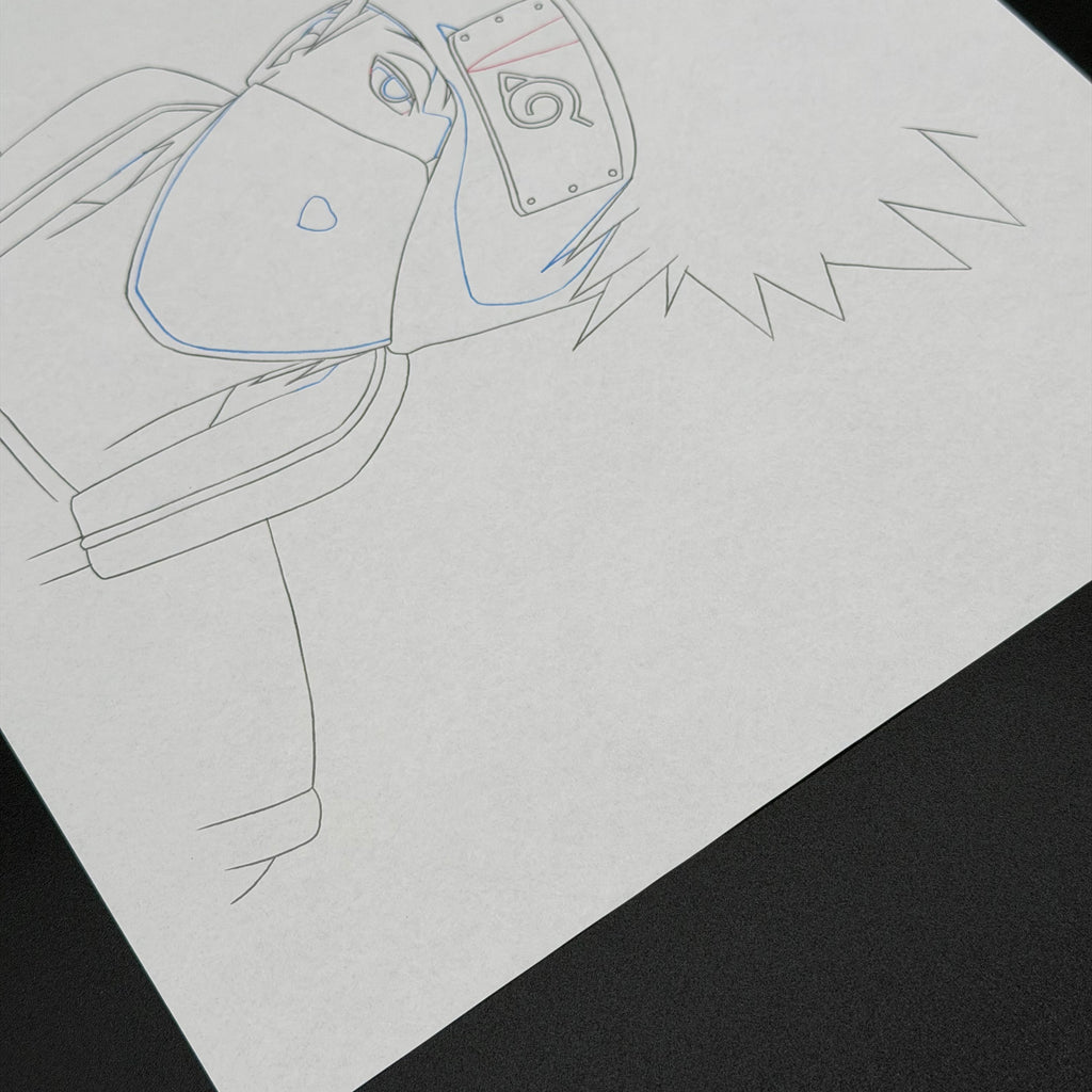 Original Kakashi Anime Szene aus Naruto 🍥| Handgezeichnet aus Japan🇯🇵 | Ultra selten🔥
