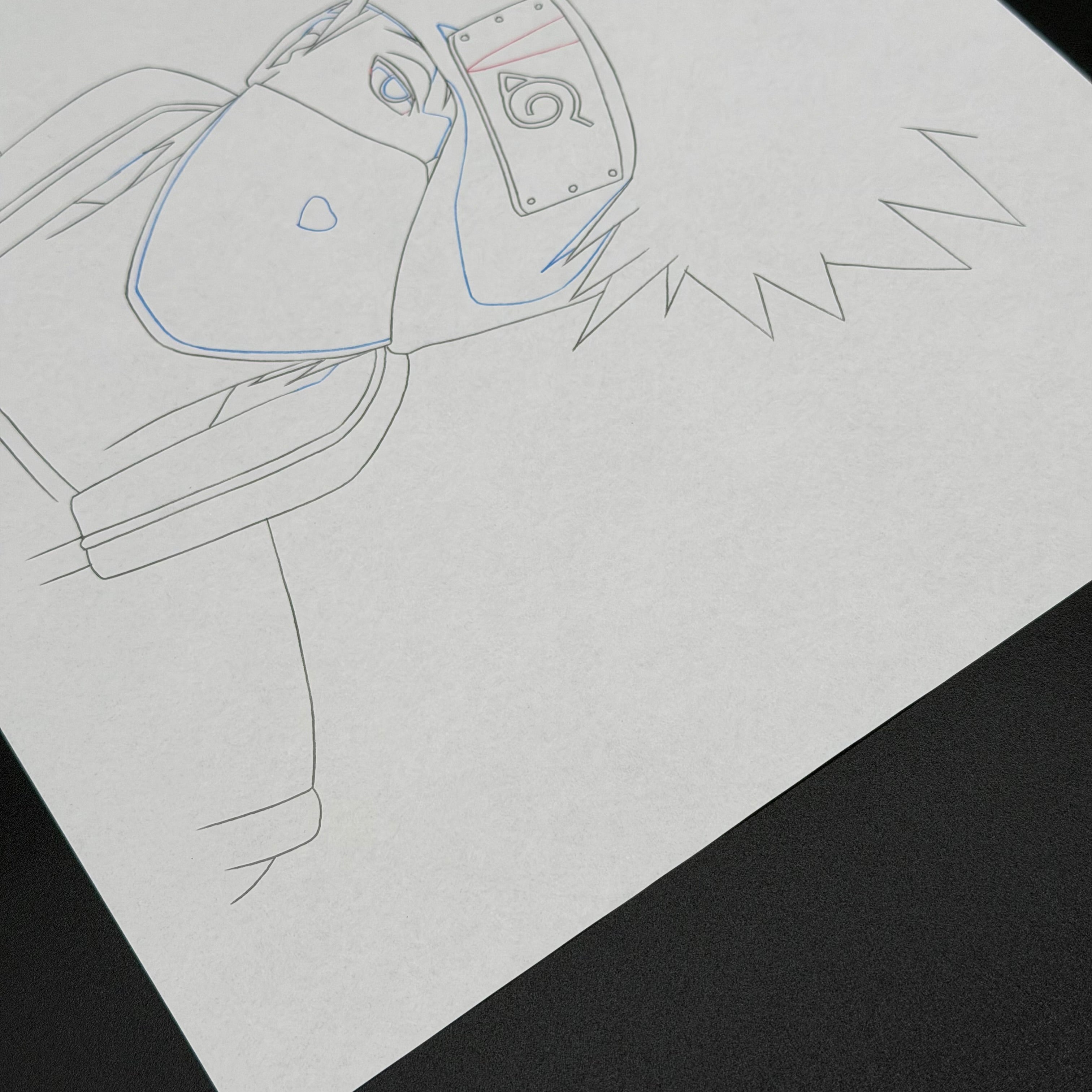 Original Kakashi Anime Szene aus Naruto 🍥| Handgezeichnet aus Japan🇯🇵 | Ultra selten🔥