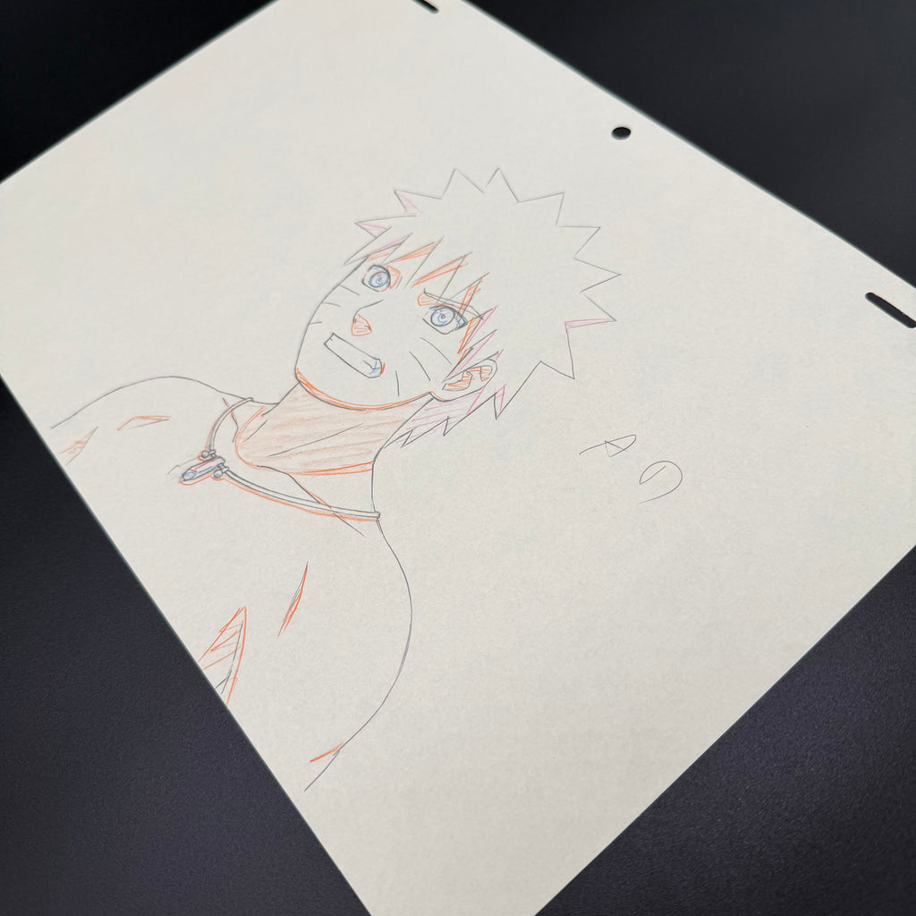Originale Naruto Zeichnung aus dem Anime🍜 | Naruto mit Hokage Kette (ULTRA SELTEN) 🚨 | Aus dem Japanischen Anime Studio🇯🇵