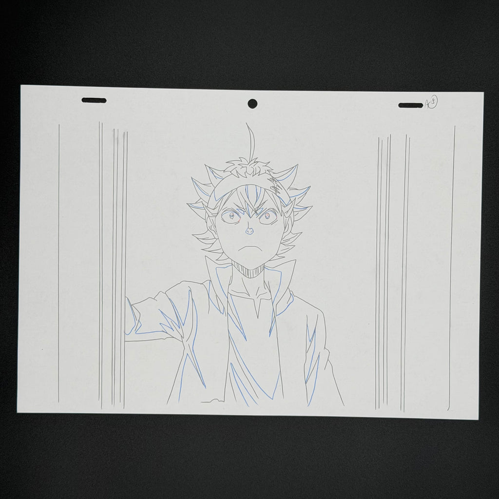 Asta Original Artwork aus Black Clover 🔥 | Handgezeichnete Szene aus dem Anime aus Japan 🇯🇵