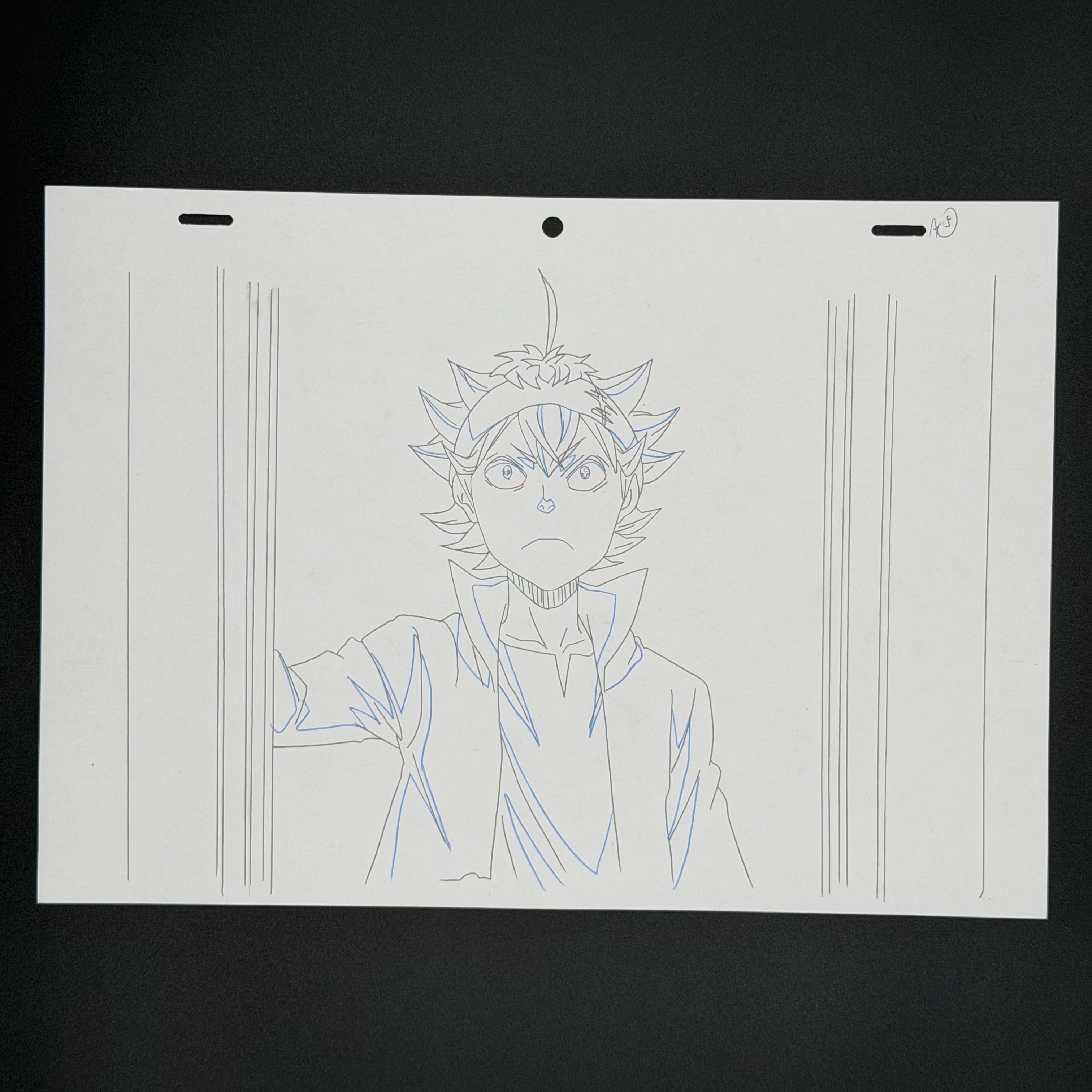 Asta Original Artwork aus Black Clover 🔥 | Handgezeichnete Szene aus dem Anime aus Japan 🇯🇵