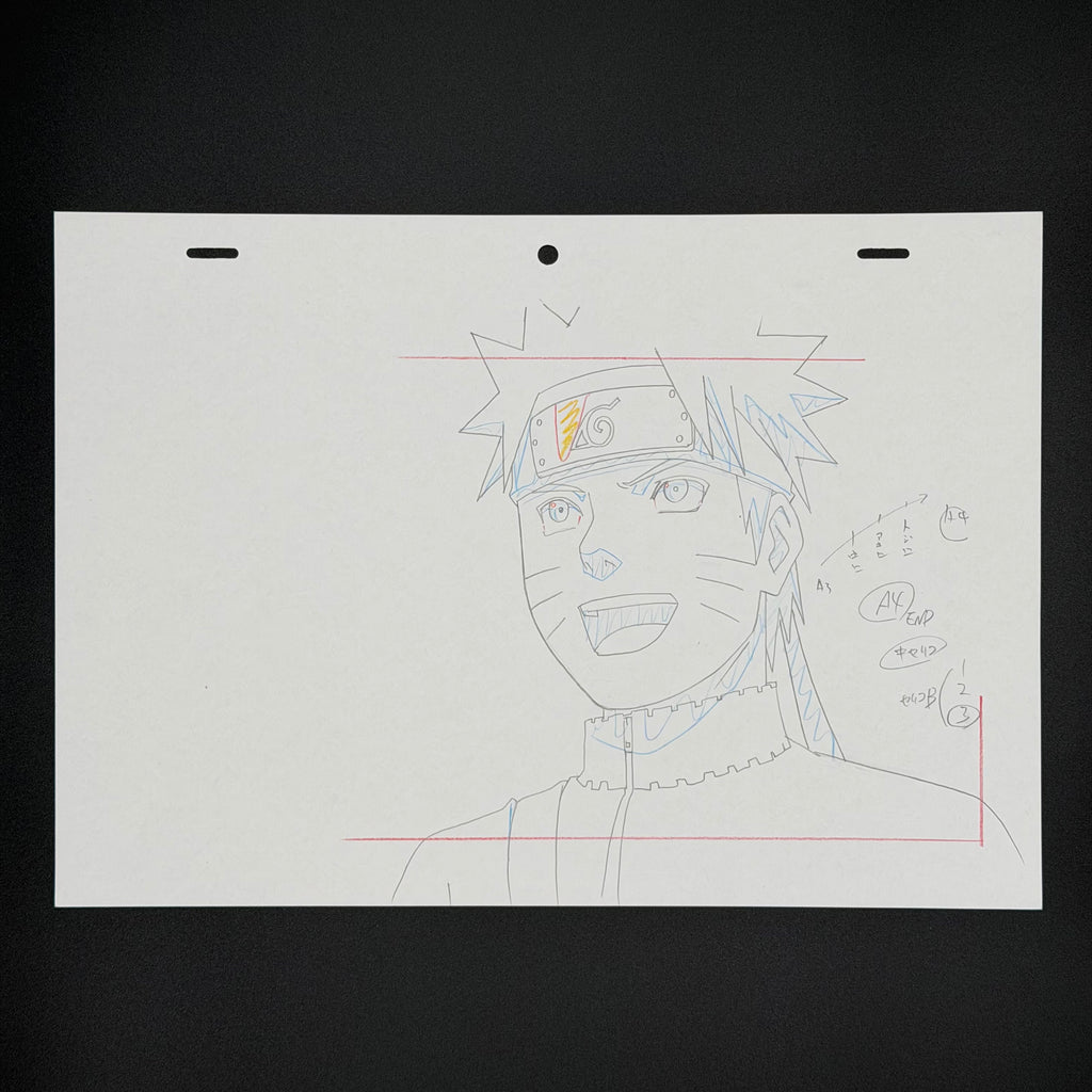 Original Anime Szene Handgezeichnet🇯🇵 | Naruto Uzumaki🌀 | Einzelstück⚠️