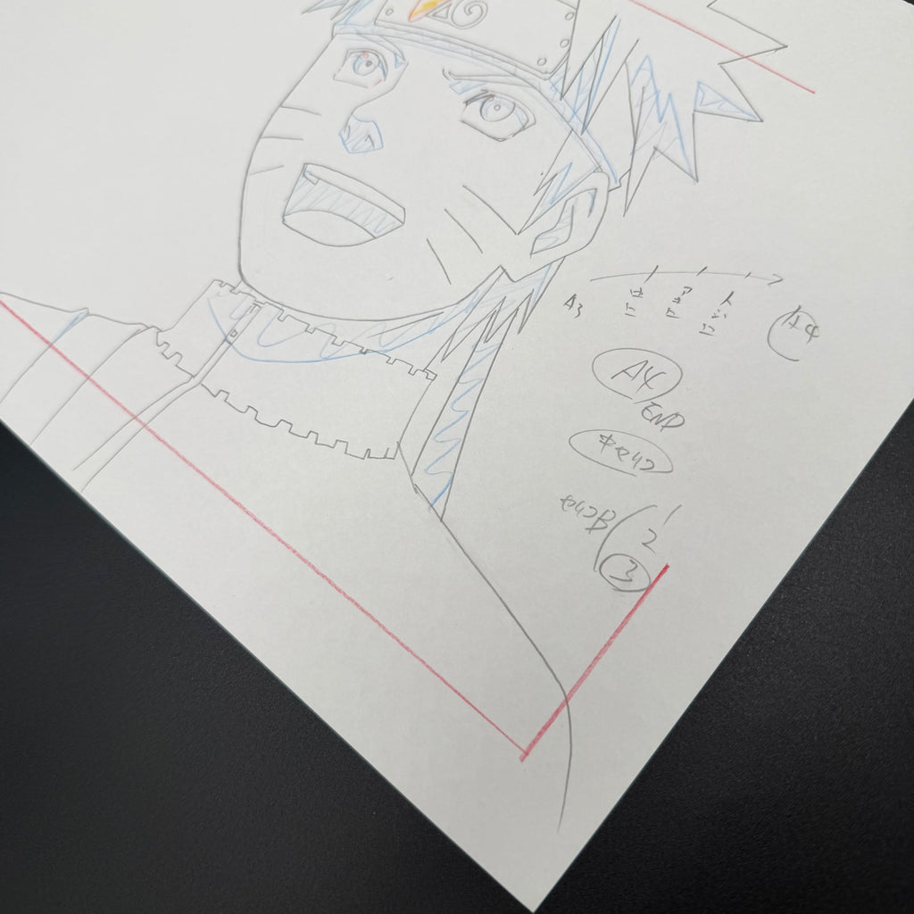 Original Anime Szene Handgezeichnet🇯🇵 | Naruto Uzumaki🌀 | Einzelstück⚠️