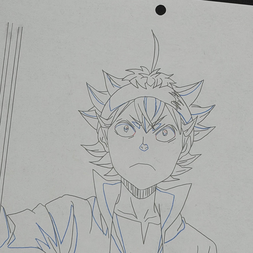 Asta Original Artwork aus Black Clover 🔥 | Handgezeichnete Szene aus dem Anime aus Japan 🇯🇵