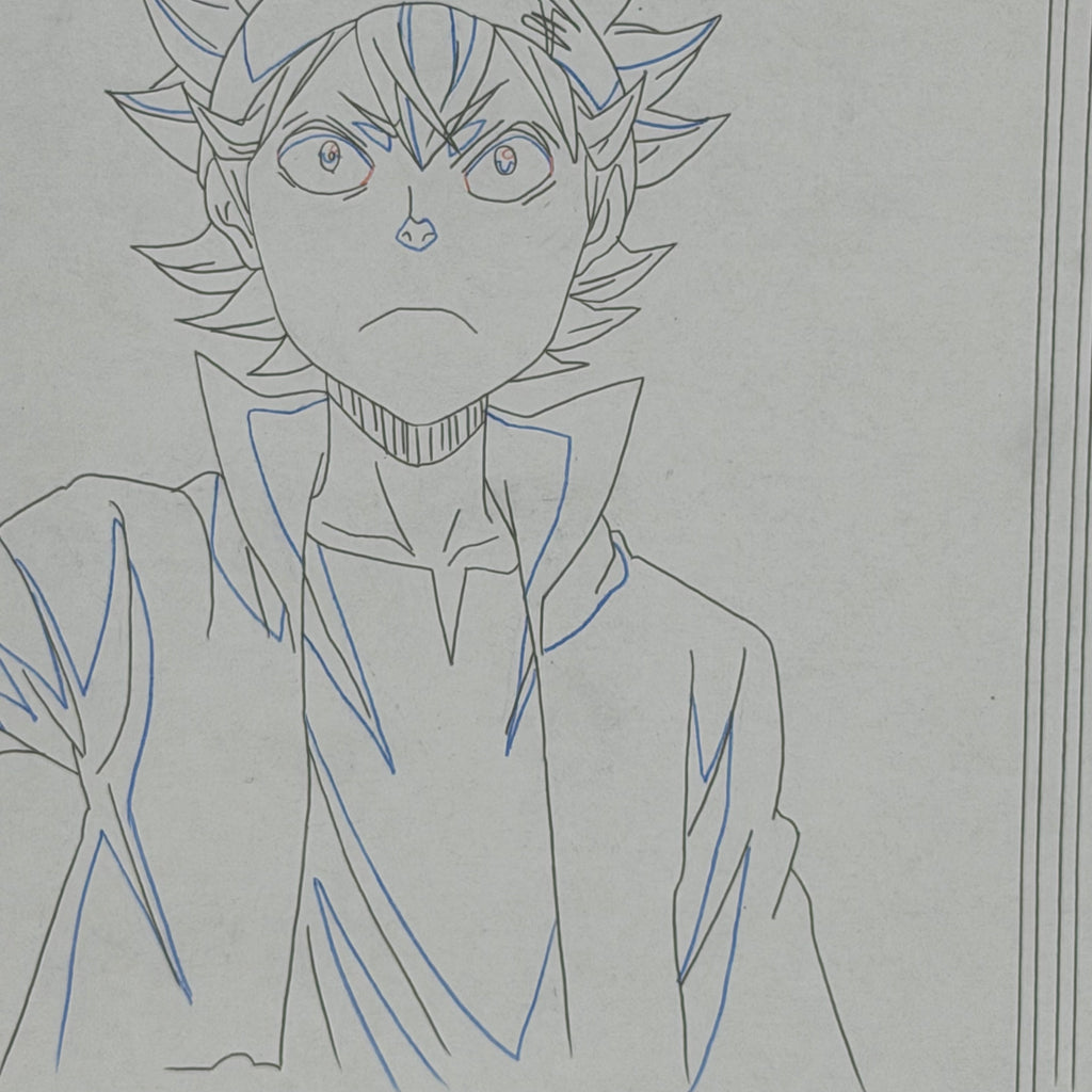 Asta Original Artwork aus Black Clover 🔥 | Handgezeichnete Szene aus dem Anime aus Japan 🇯🇵