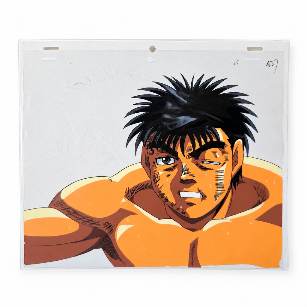 Originale Szene Handgezeichnet aus dem Hajime no Ippo Anime 🇯🇵| Ippo im Kampf 🥊| Ultra Selten 🔥