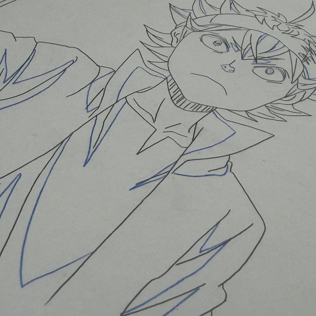 Asta Original Artwork aus Black Clover 🔥 | Handgezeichnete Szene aus dem Anime aus Japan 🇯🇵