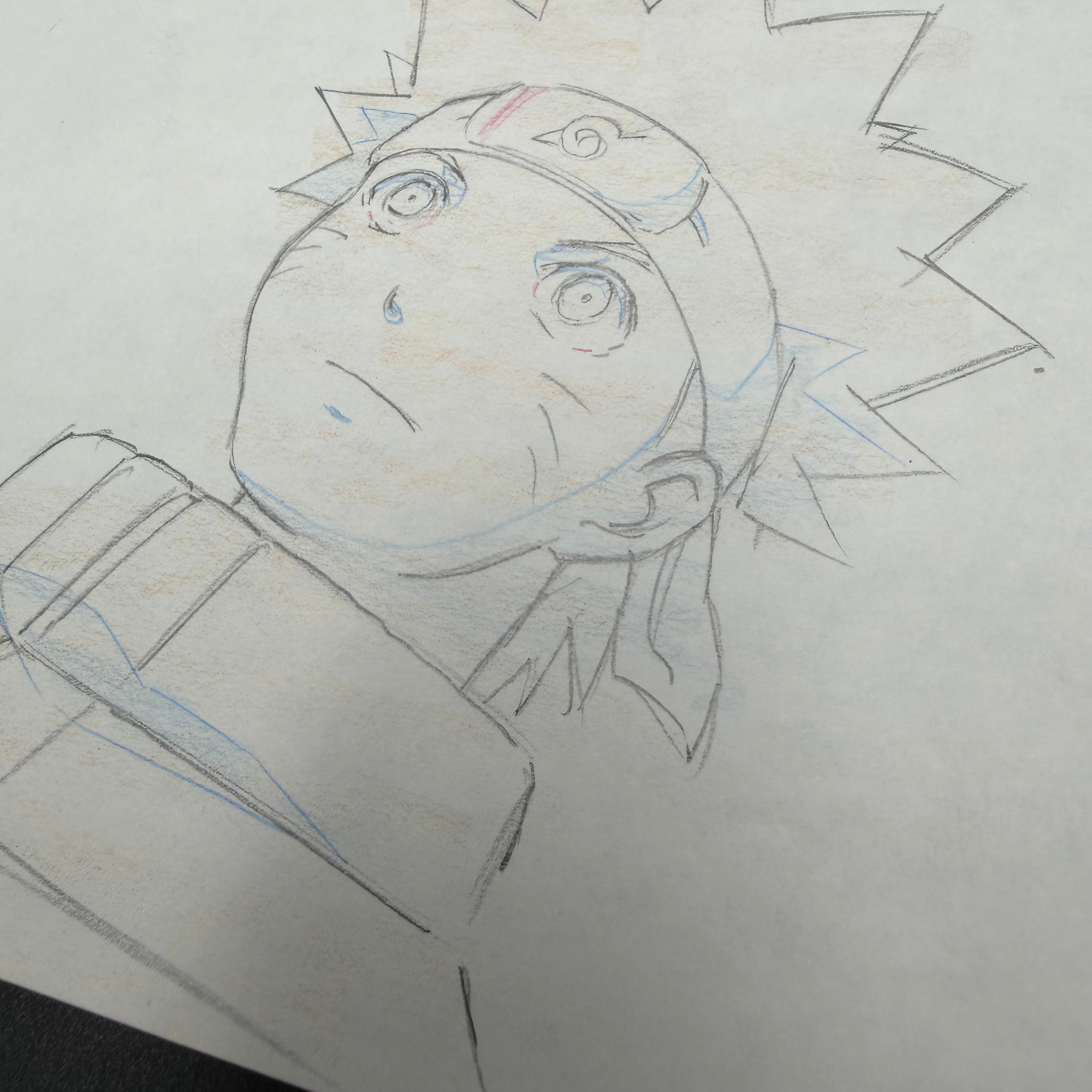 Originale Naruto Szene aus dem Anime aus Japan 🇯🇵 | Naruto Classic 🔥 | Handgezeichnet ⚠️ | Einzelstück