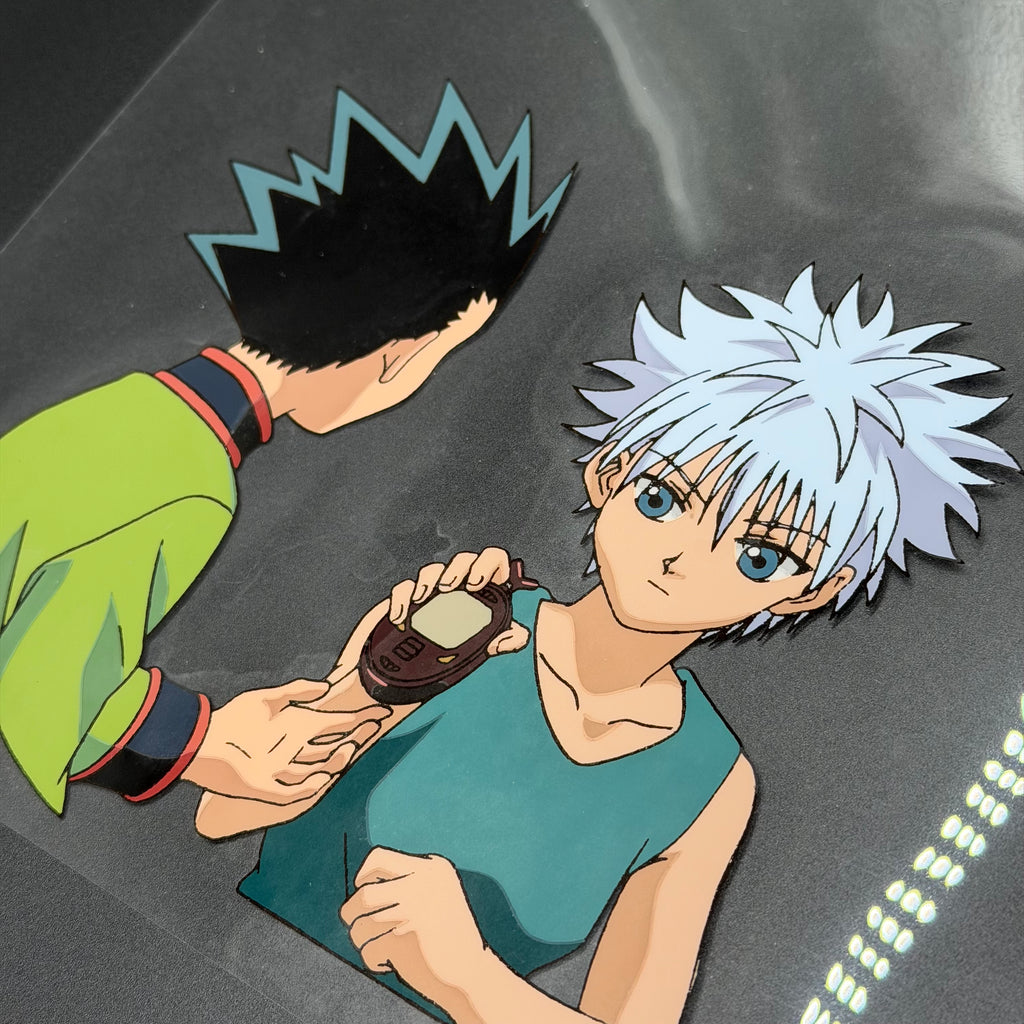 Original gezeichnete Anime Szene aus Hunter x Hunter | Gon & Killua in Farbe | Einzelstück⚠️
