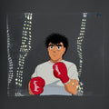 Original Handgezeichnete Farbszene aus dem Hajime no Ippo Anime 🥊 | Ippo mit Boxhandschuhen Nahaufnahme🔥 | Einzelstück⚠️
