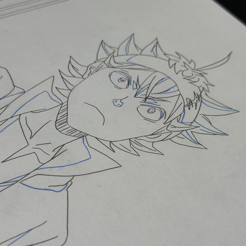 Asta Original Artwork aus Black Clover 🔥 | Handgezeichnete Szene aus dem Anime aus Japan 🇯🇵