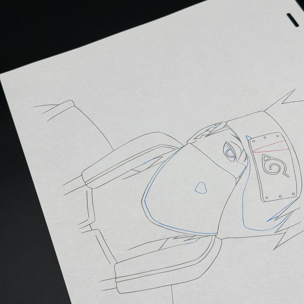 Original Kakashi Anime Szene aus Naruto 🍥| Handgezeichnet aus Japan🇯🇵 | Ultra selten🔥