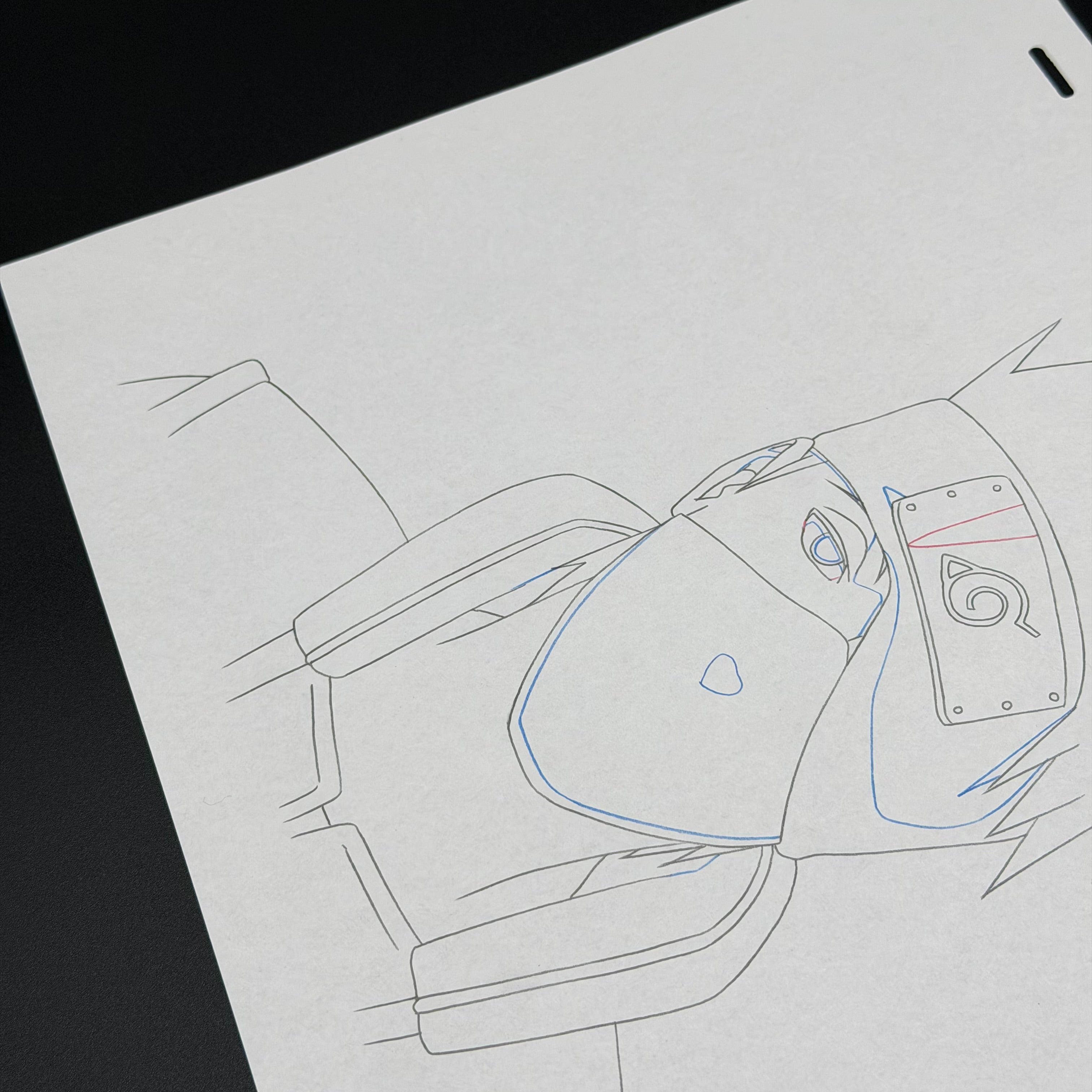 Original Kakashi Anime Szene aus Naruto 🍥| Handgezeichnet aus Japan🇯🇵 | Ultra selten🔥