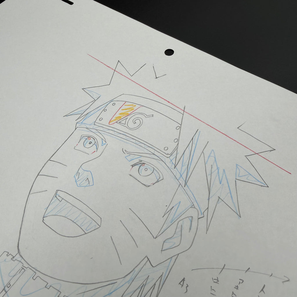 Original Anime Szene Handgezeichnet🇯🇵 | Naruto Uzumaki🌀 | Einzelstück⚠️