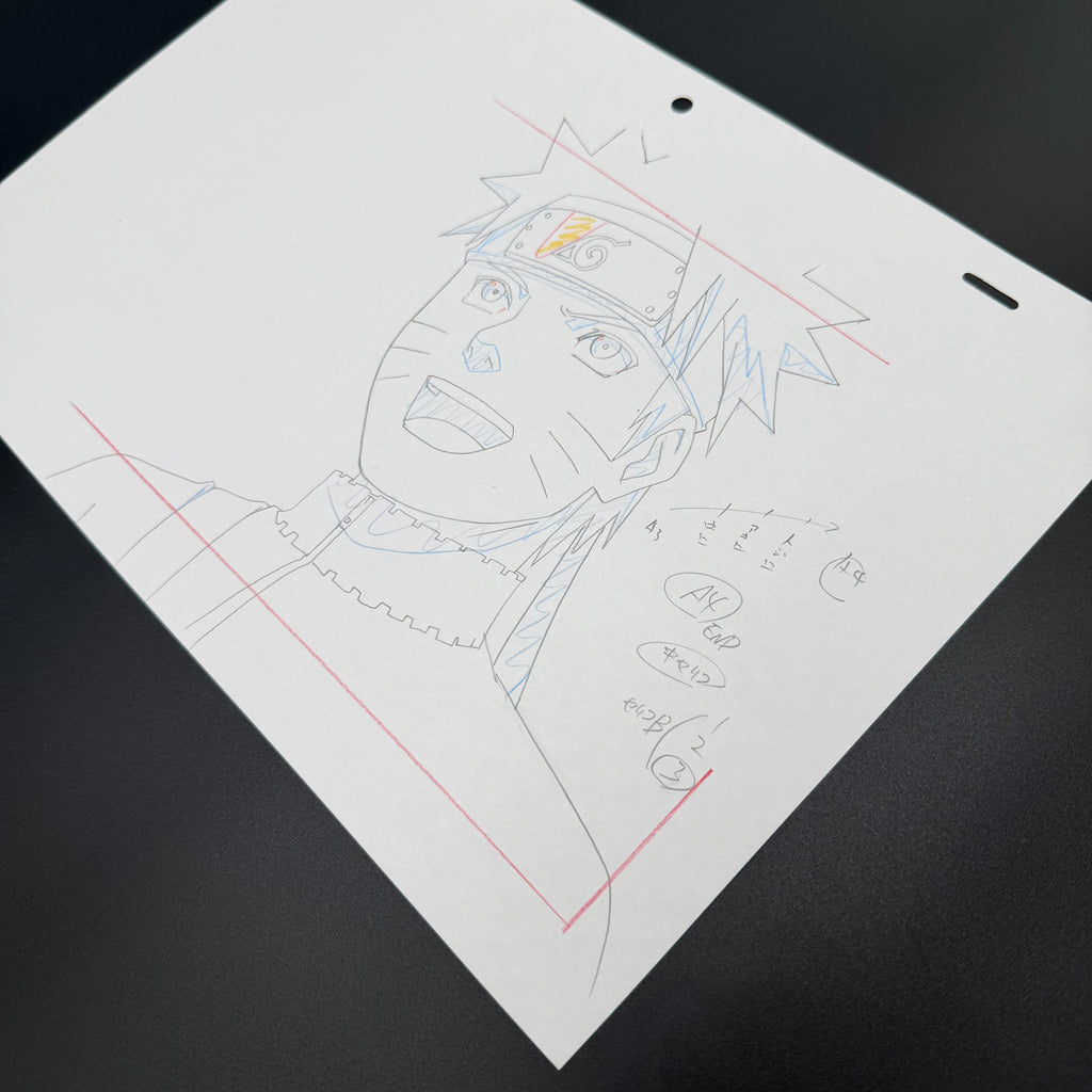 Original Anime Szene Handgezeichnet🇯🇵 | Naruto Uzumaki🌀 | Einzelstück⚠️
