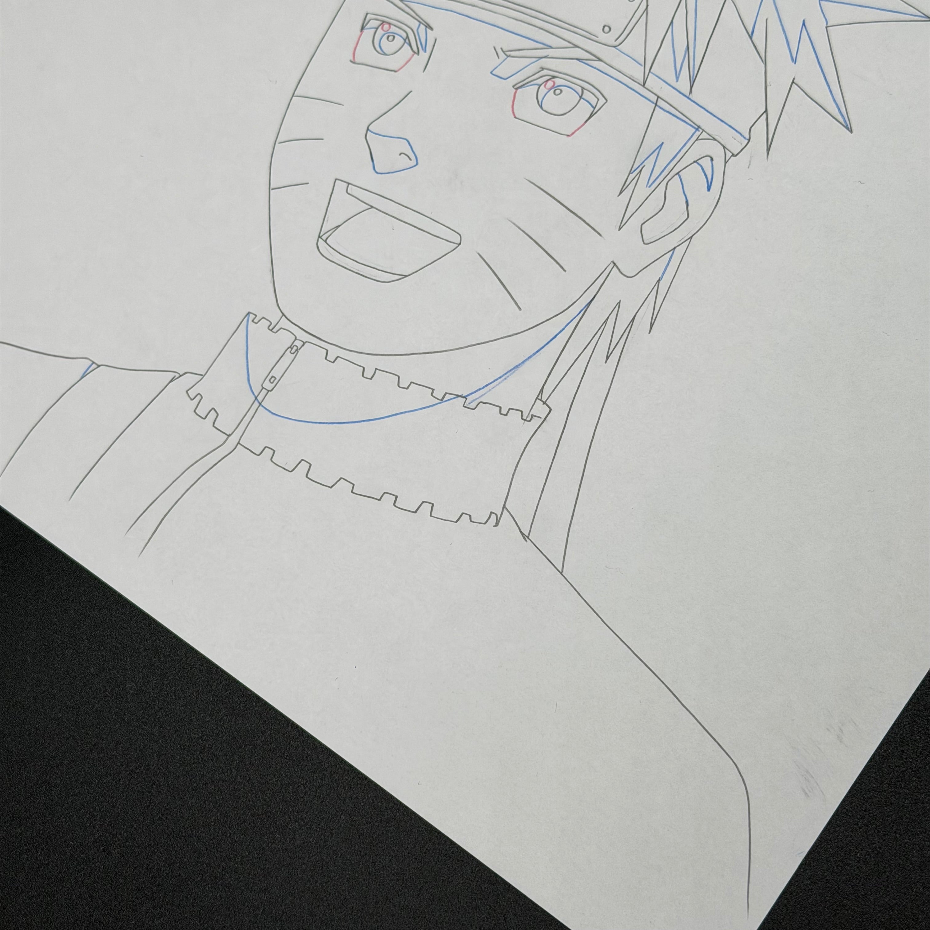 Original Anime Szene Handgezeichnet aus Japan🇯🇵 | Naruto Uzumaki🌀 | Einzelstück⚠️