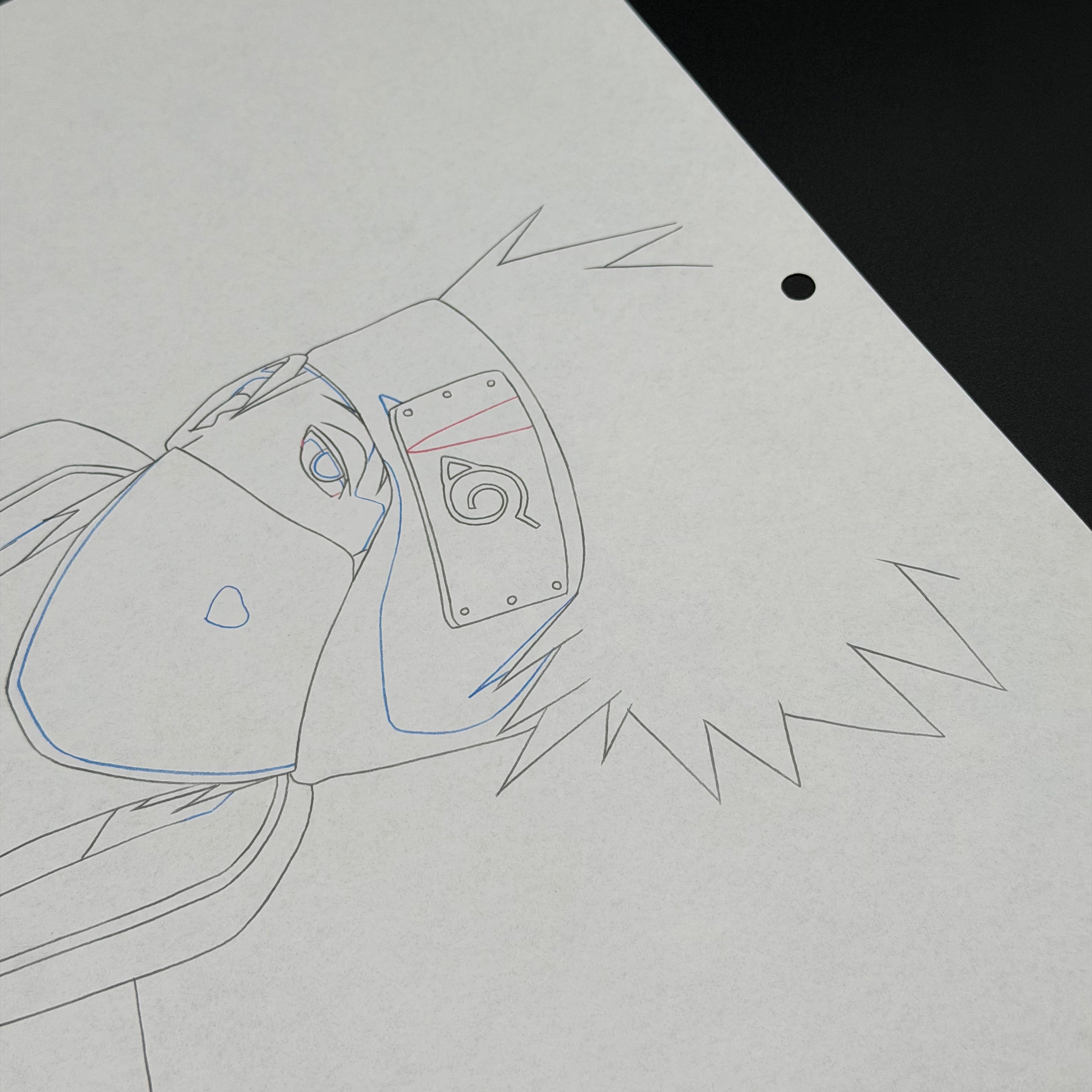 Original Kakashi Anime Szene aus Naruto 🍥| Handgezeichnet aus Japan🇯🇵 | Ultra selten🔥