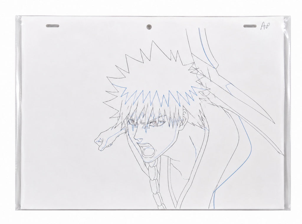 Originaler Bleach Anime Szene aus Japan 🇯🇵 | Ichigo Attacke 🔥| Handgezeichneter Frame