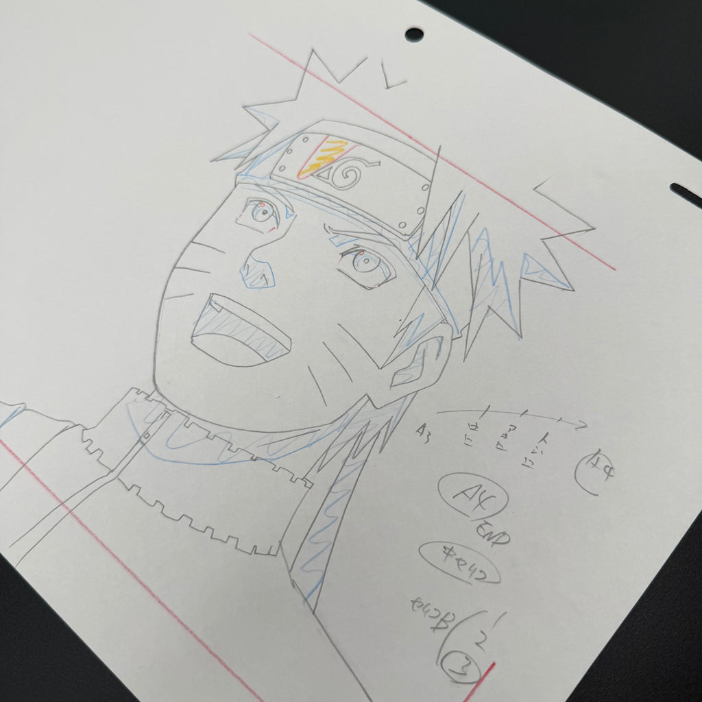 Original Anime Szene Handgezeichnet🇯🇵 | Naruto Uzumaki🌀 | Einzelstück⚠️