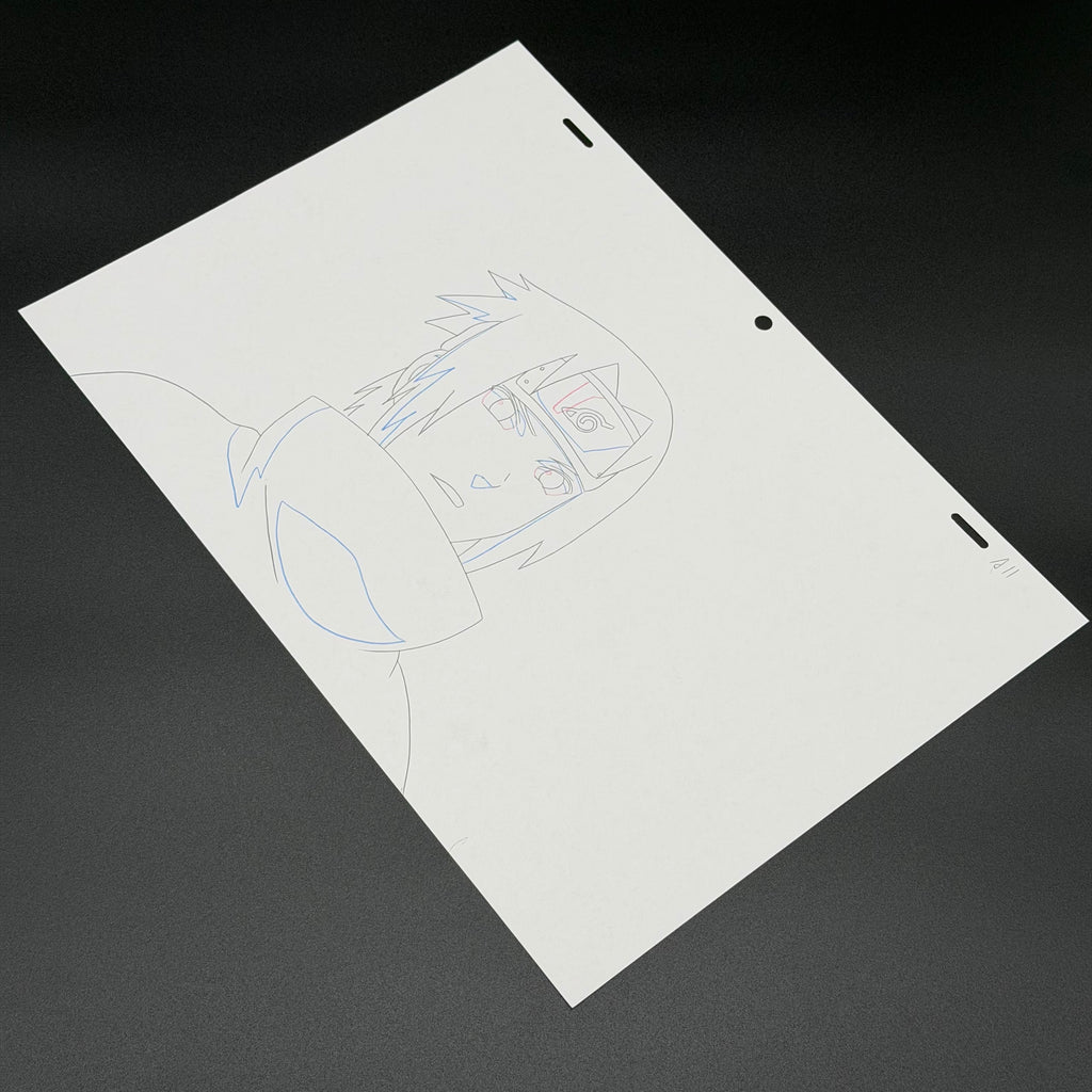 Originale Szene Handgezeichnet aus dem Anime Naruto🇯🇵 | Sasuke Uchiha | Einzelstück⚠️