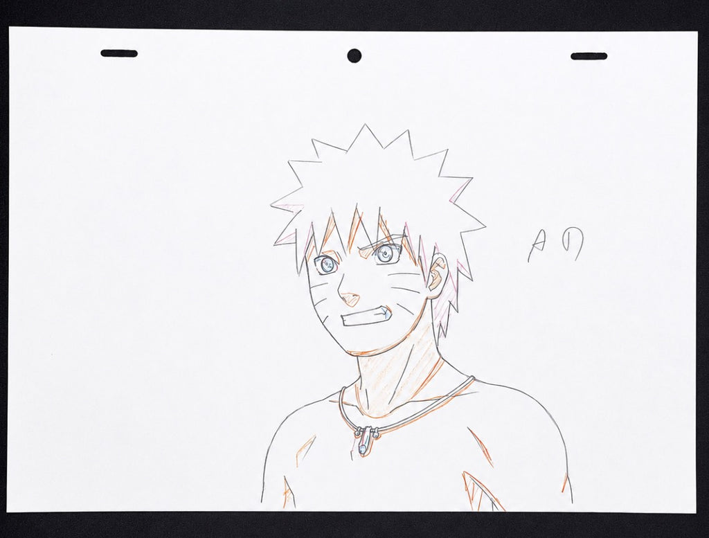 Originale Naruto Zeichnung aus dem Anime🍜 | Naruto mit Hokage Kette (ULTRA SELTEN) 🚨 | Aus dem Japanischen Anime Studio🇯🇵