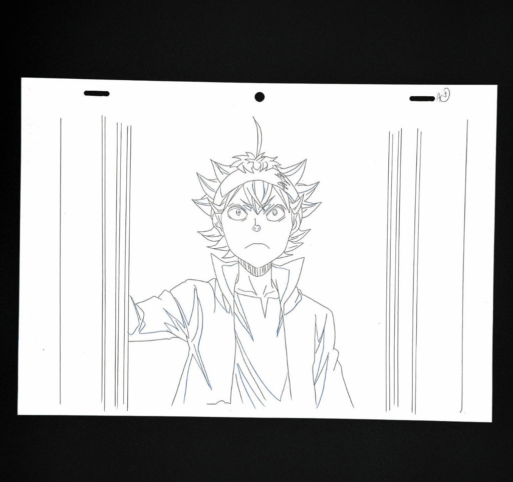 Asta Original Artwork aus Black Clover 🔥 | Handgezeichnete Szene aus dem Anime aus Japan 🇯🇵