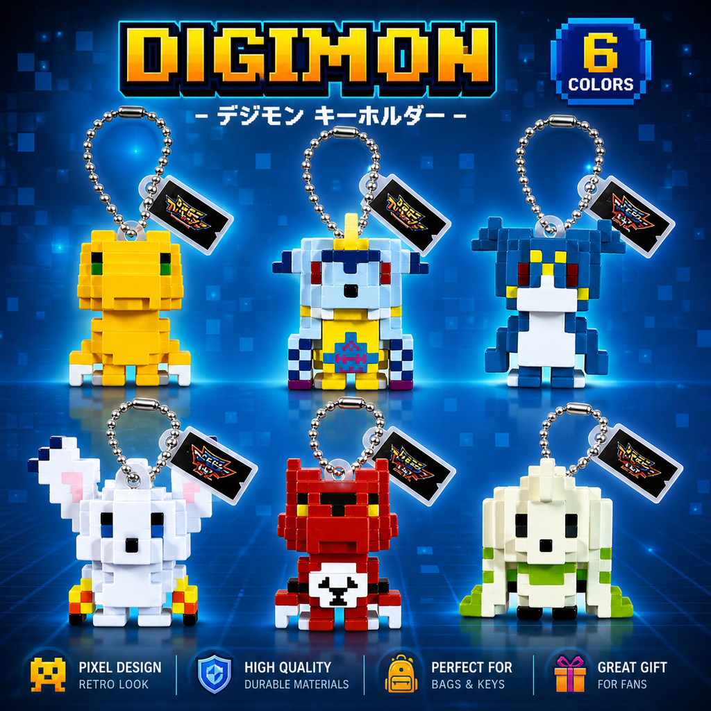 Digimon Pixel Anhänger Japan 🇯🇵