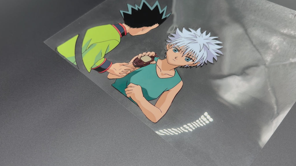 Original gezeichnete Anime Szene aus Hunter x Hunter | Gon & Killua in Farbe | Einzelstück⚠️