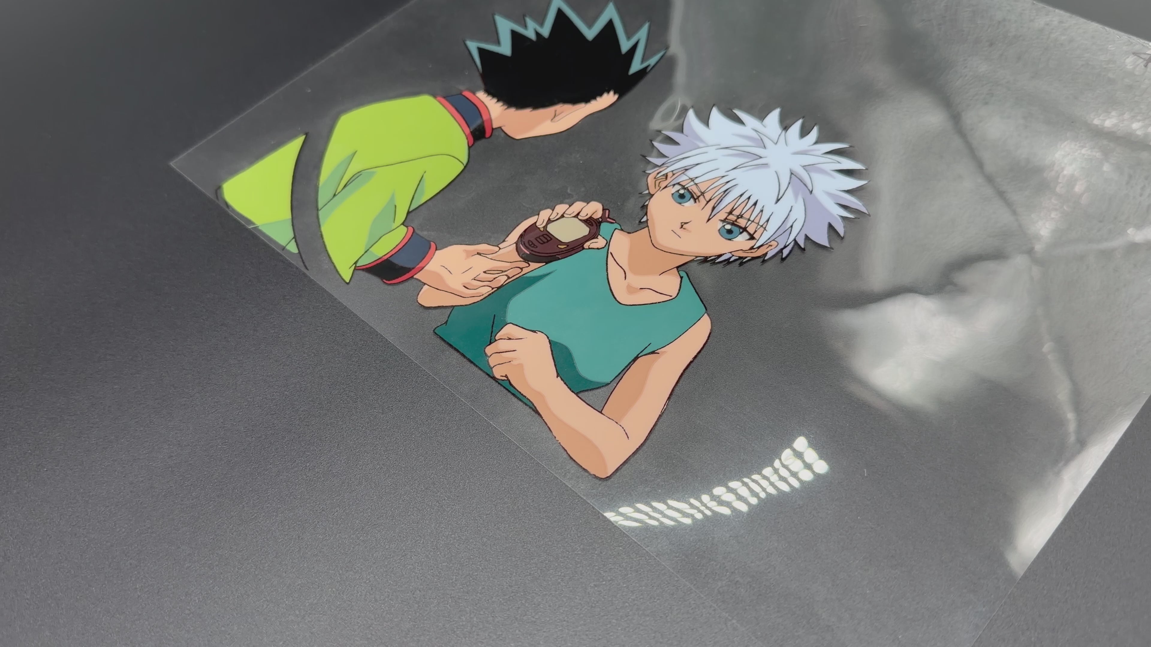 Original gezeichnete Anime Szene aus Hunter x Hunter | Gon & Killua in Farbe | Einzelstück⚠️
