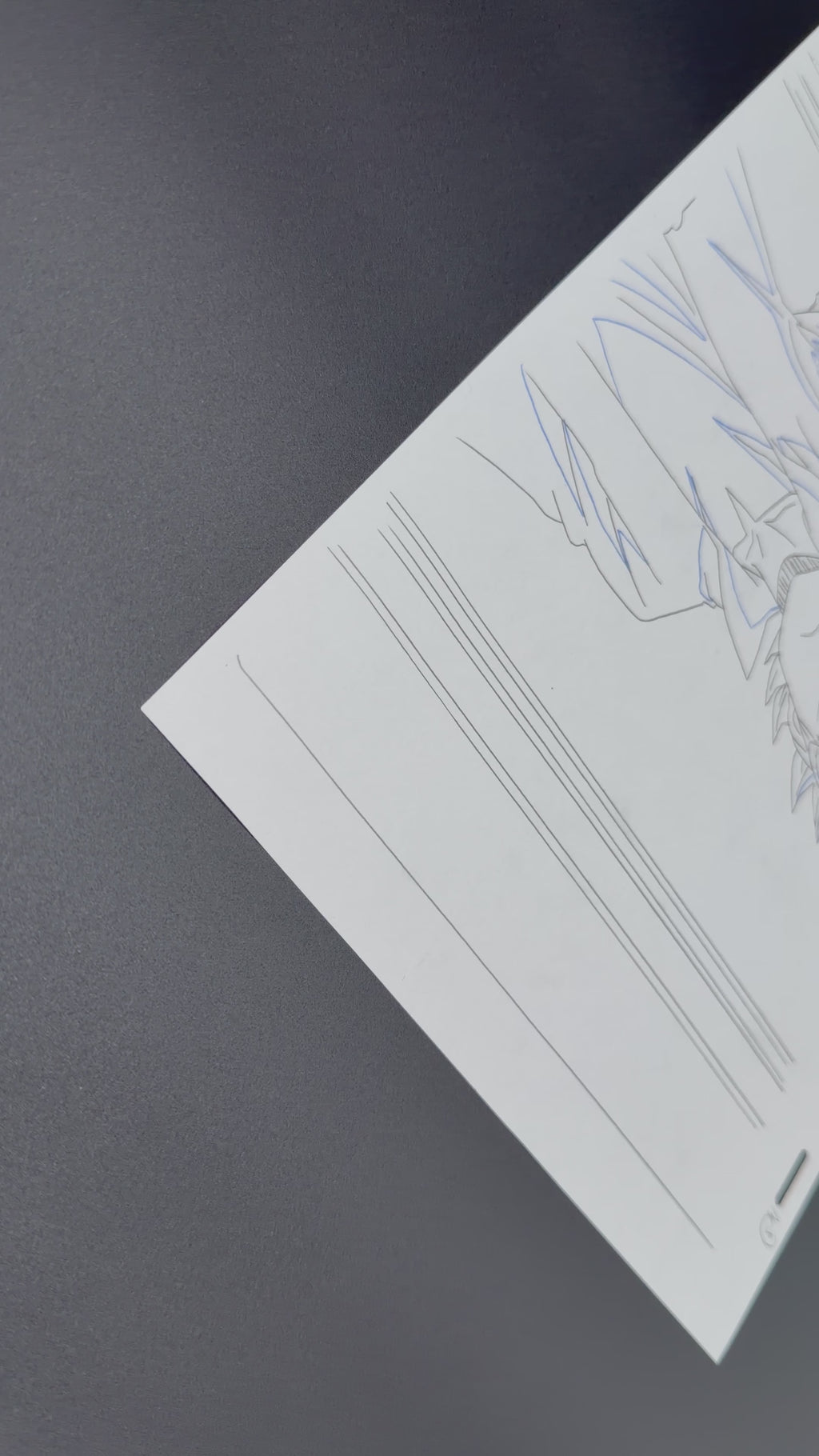 Asta Original Artwork aus Black Clover 🔥 | Handgezeichnete Szene aus dem Anime aus Japan 🇯🇵