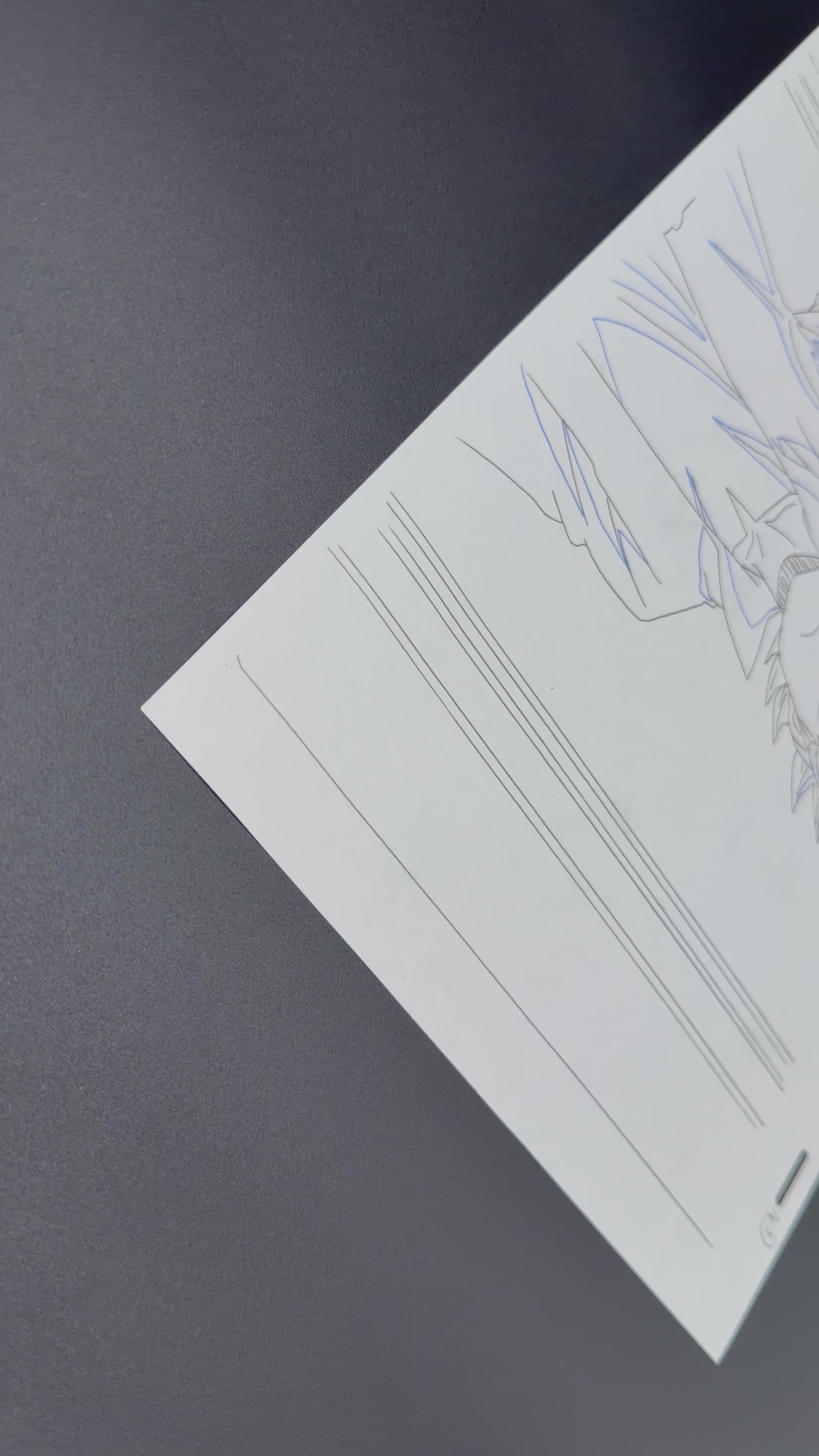 Asta Original Artwork aus Black Clover 🔥 | Handgezeichnete Szene aus dem Anime aus Japan 🇯🇵