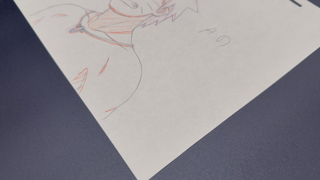 Originale Naruto Zeichnung aus dem Anime🍜 | Naruto mit Hokage Kette (ULTRA SELTEN) 🚨 | Aus dem Japanischen Anime Studio🇯🇵